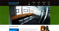 Desktop Screenshot of betonox.pl