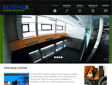 Tablet Screenshot of betonox.pl